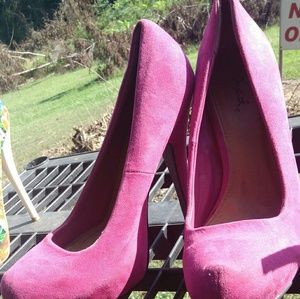 Pink heels